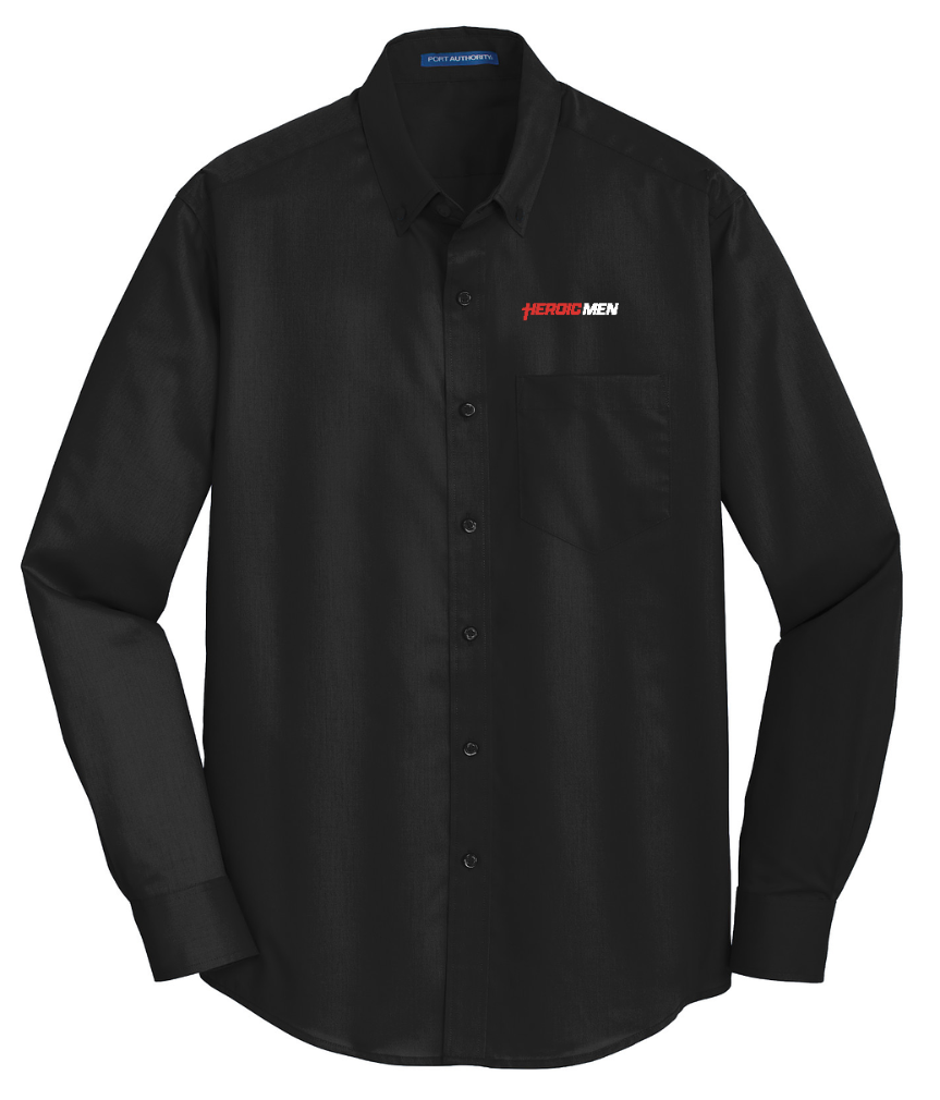 PORT AUTHORITY SUPER PRO TWILL SHIRT S663