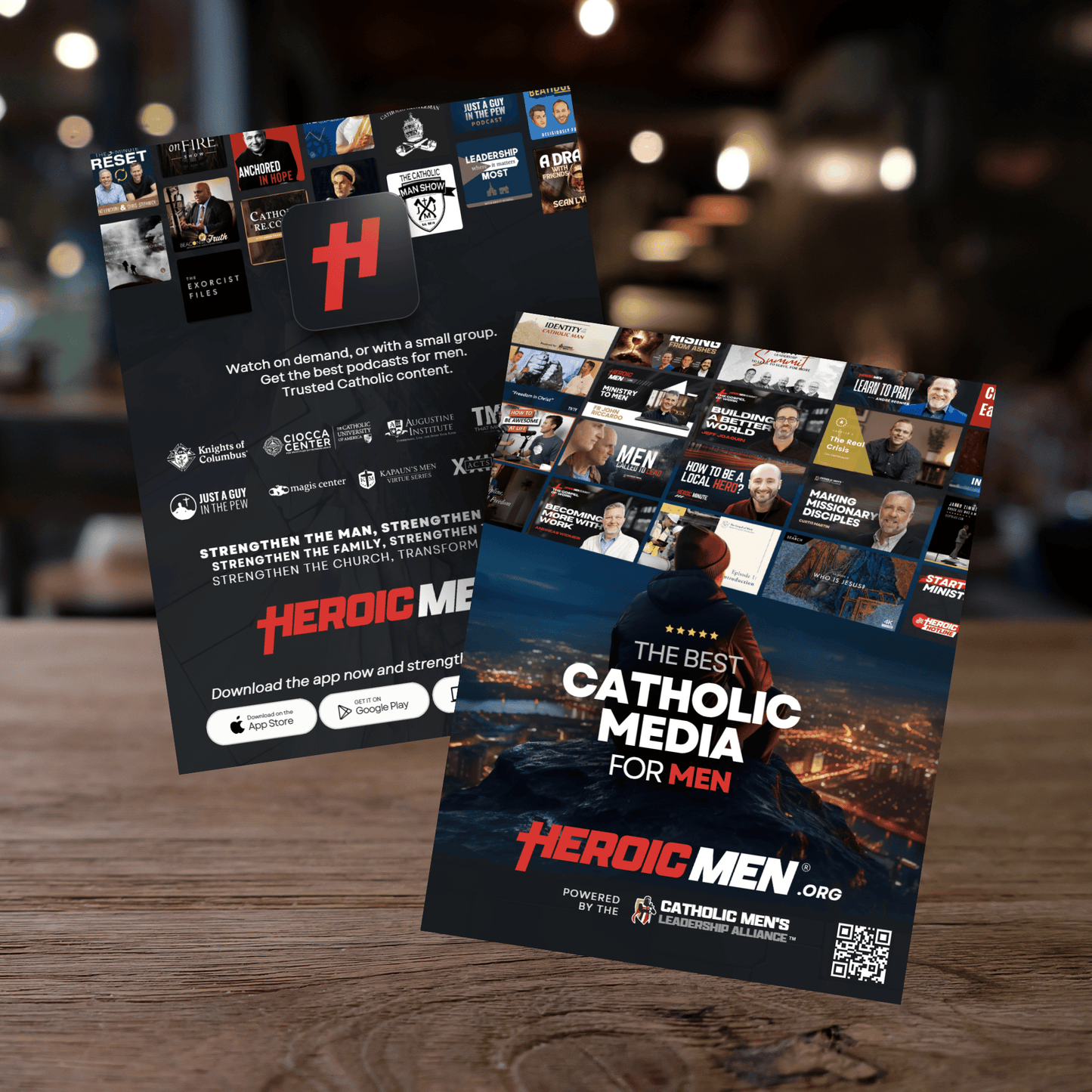 250-Pack of Heroic Men Postcards